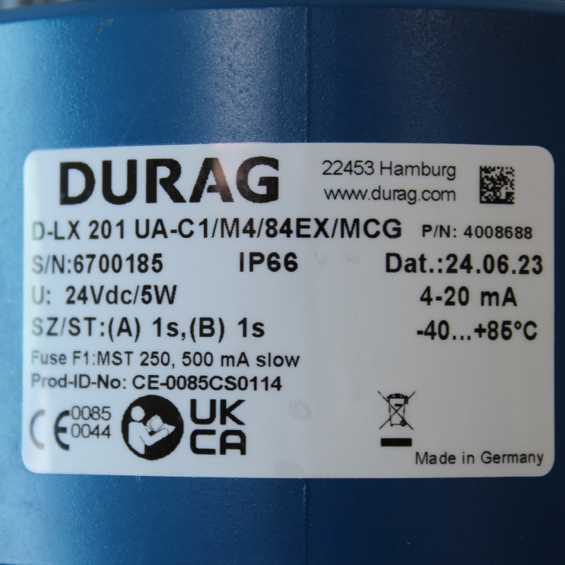 DURAG火焰检测器D-LX201UA-C1M484EXMCG， (7).JPG